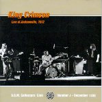 Live at Jacksonville, 1972 cover